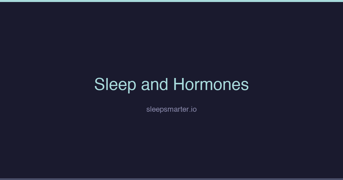 Dark bedroom illustration showing sleep and hormone rhythm signals