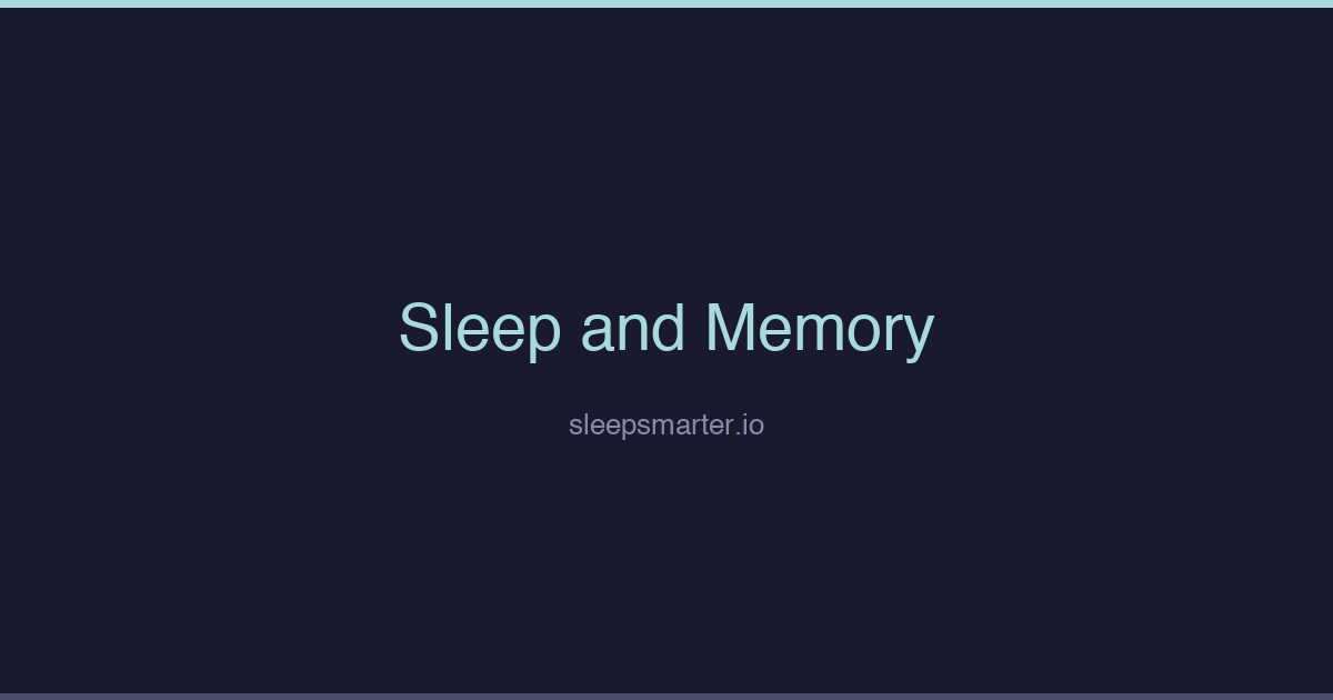 Sleeping person below a glowing brain illustration representing sleep and memory consolidation
