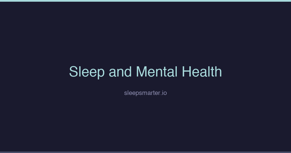 Dark bedroom scene representing sleep and mental health