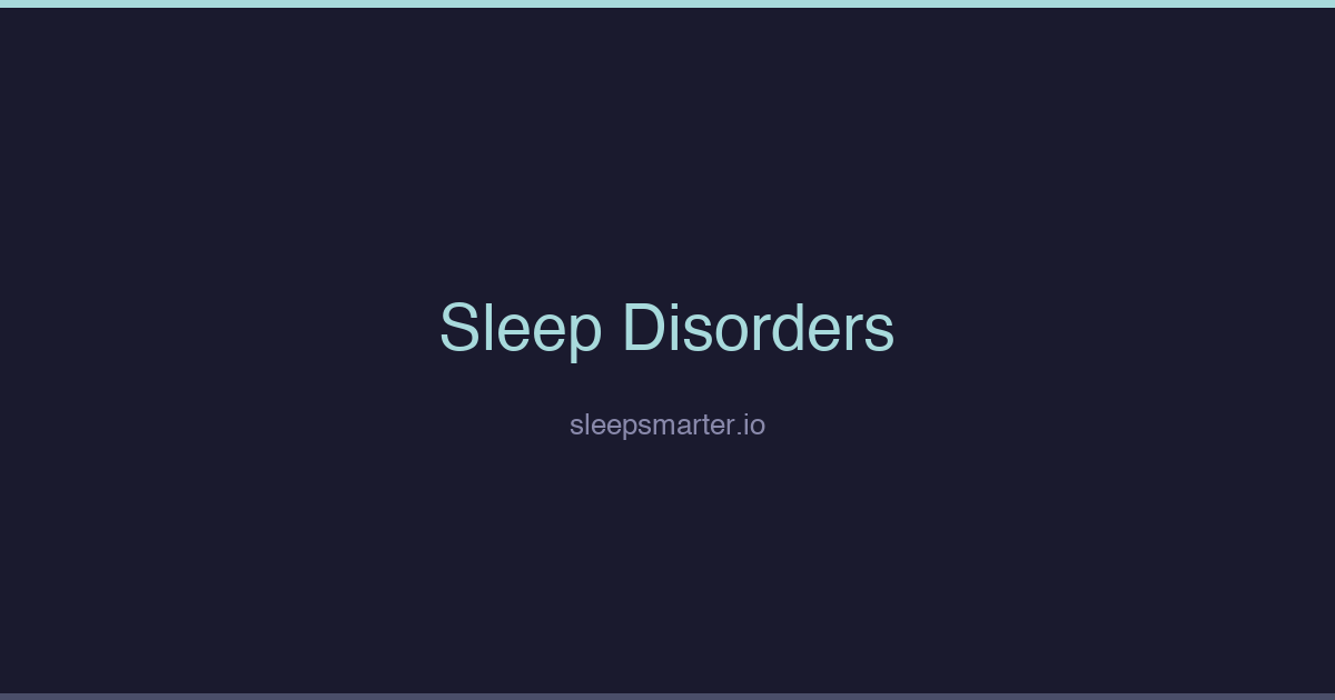 Dark bedroom diagnostic map showing common sleep disorder patterns